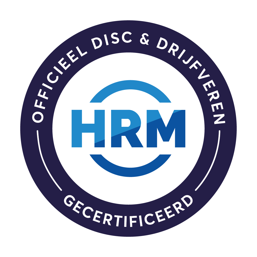 Afbeelding keurmerk (certificaat) DISC en drijfveren certificering van HRM Profielen.